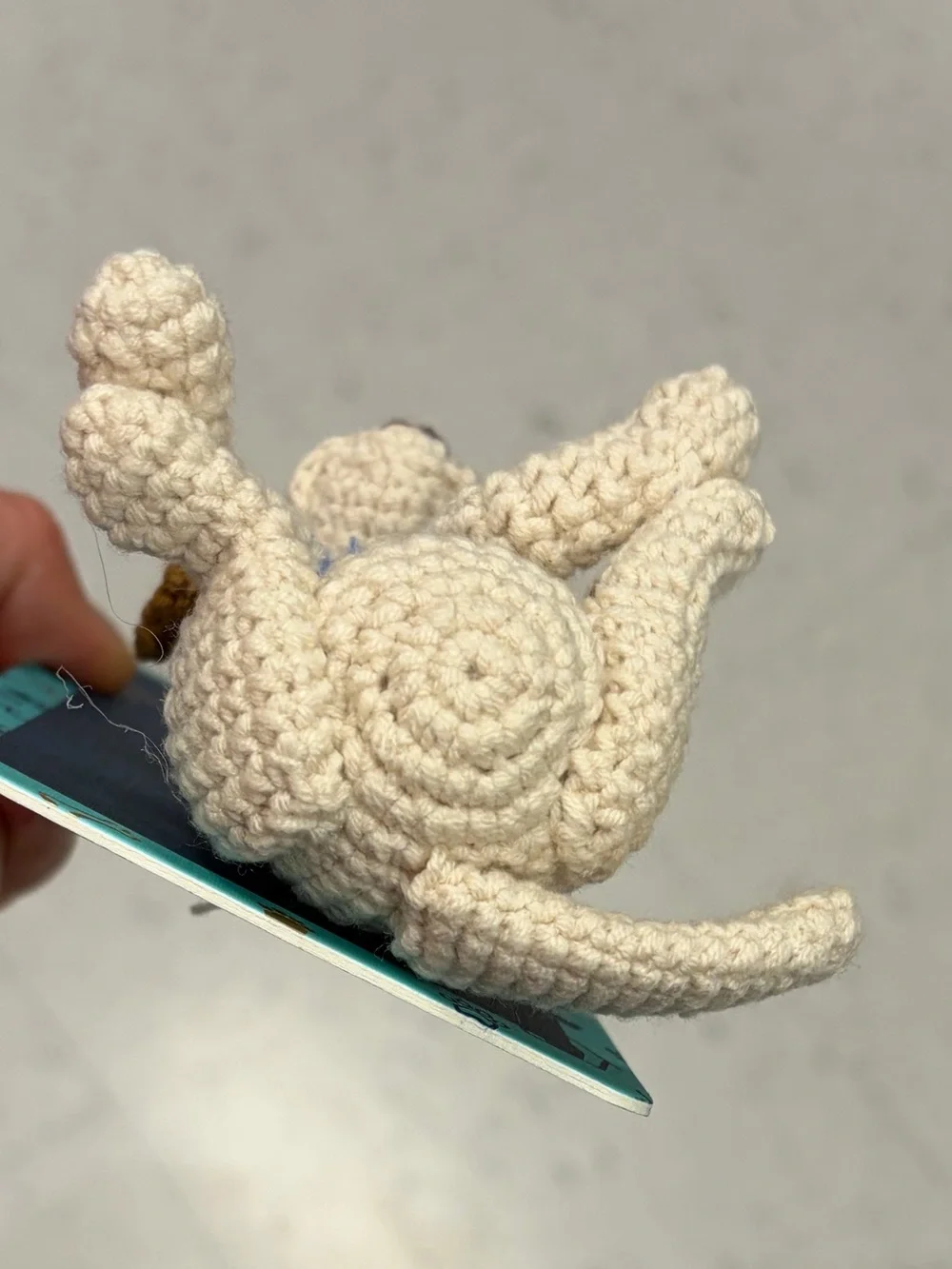 NWT ⚜️🐶⚜️ Piper K Handmade Crochet Dog  Bag Charm & Key Chain